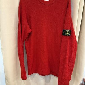 Stone Island Red Men's Sweater